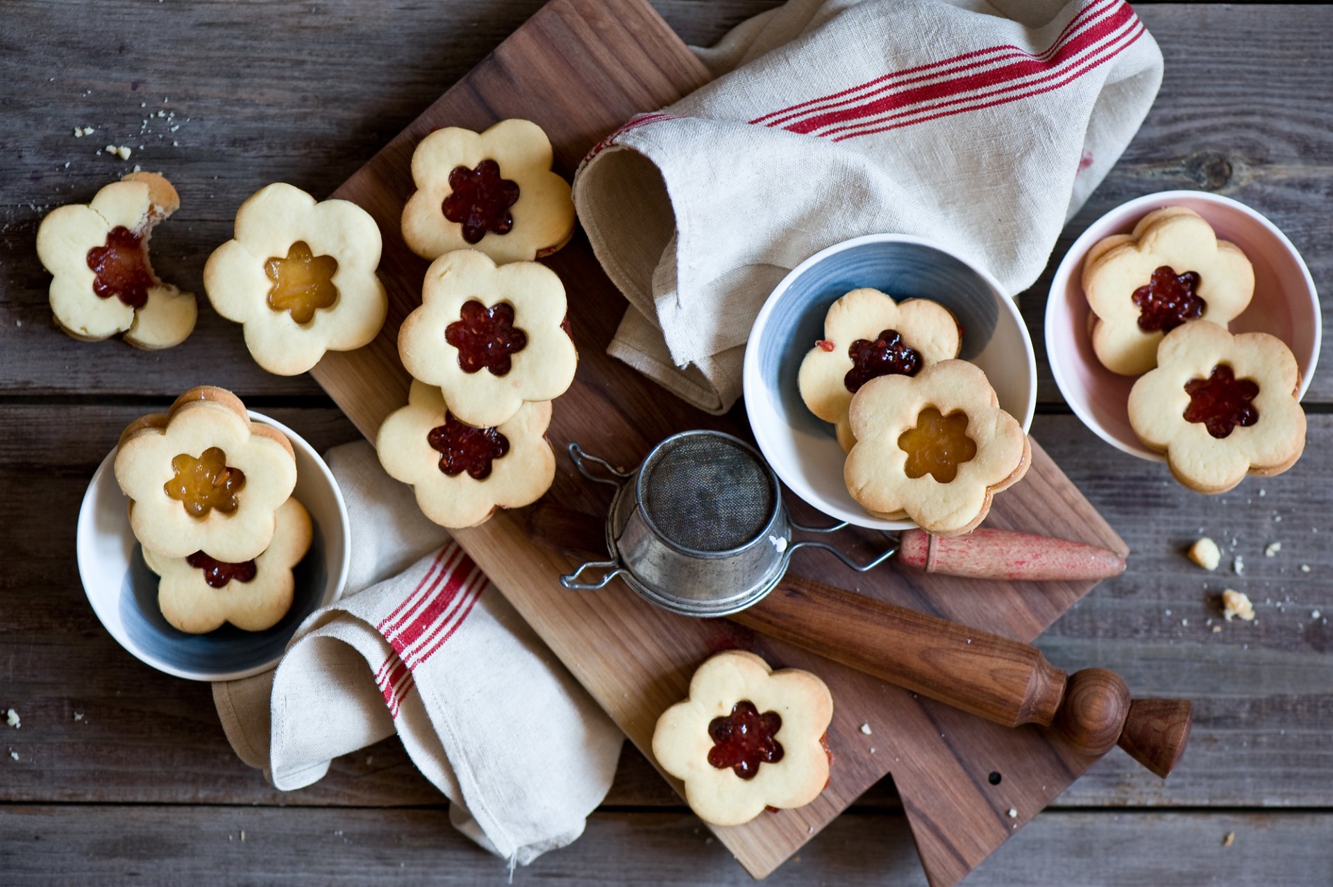 biscuits passoire serviette