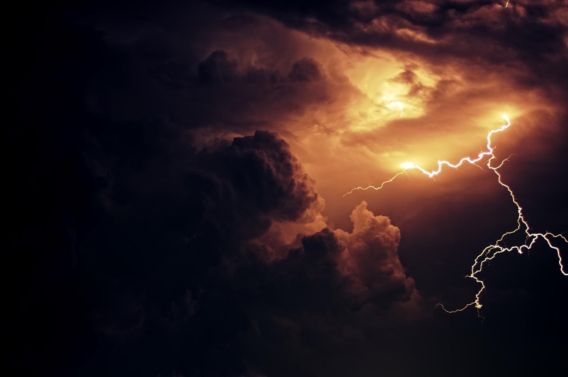 gefährlich natur himmel wolken gewitter blitz schön