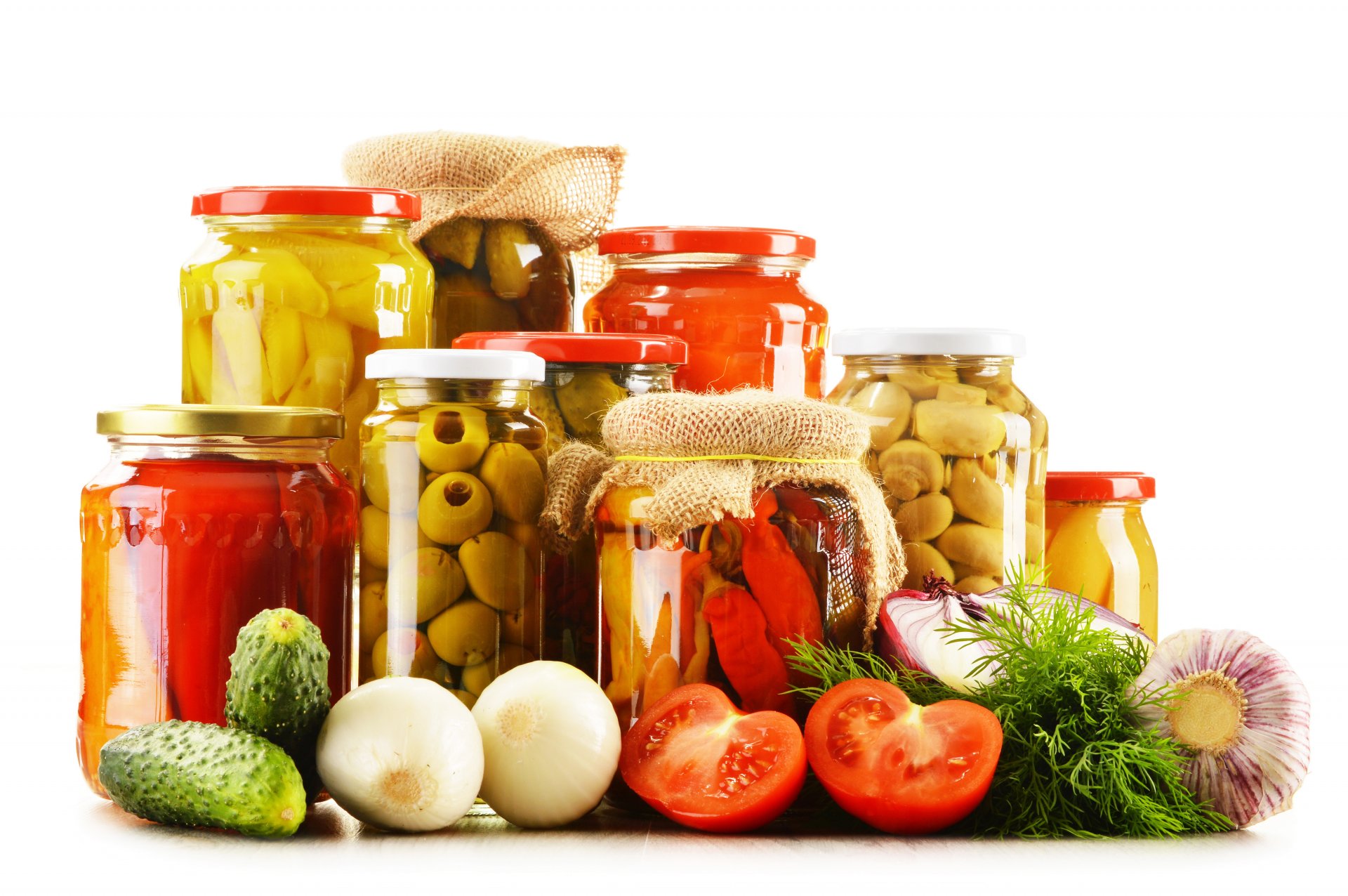 canning tomatoes olive mushrooms vegetables cucumber pepper garlic olive