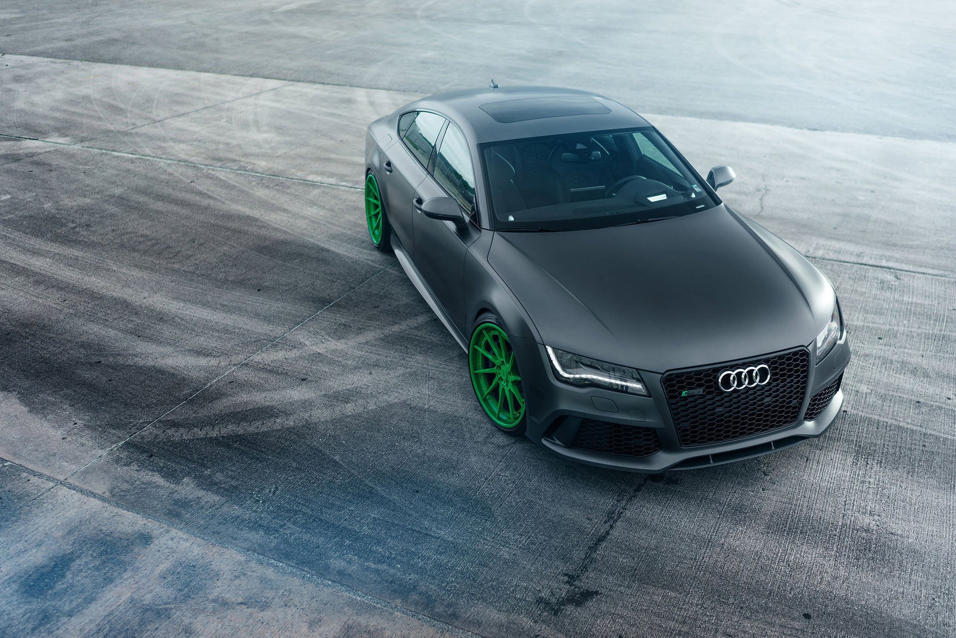 rs7 audi supercar tuning sfondo grigio