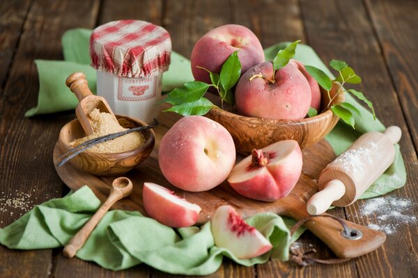 Ensemble de fruits entrepôt de vitamines