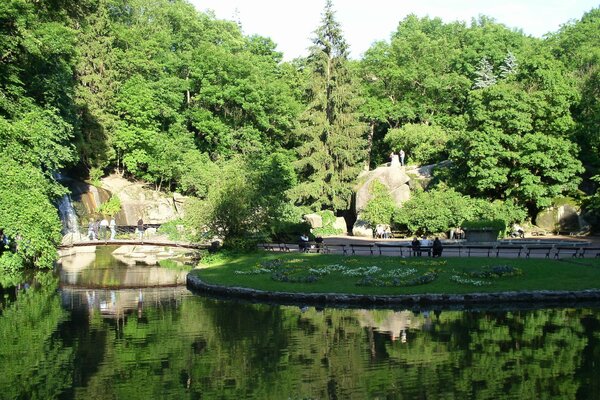 Park sofijewski w obwodzie Czerkaskim na Ukrainie