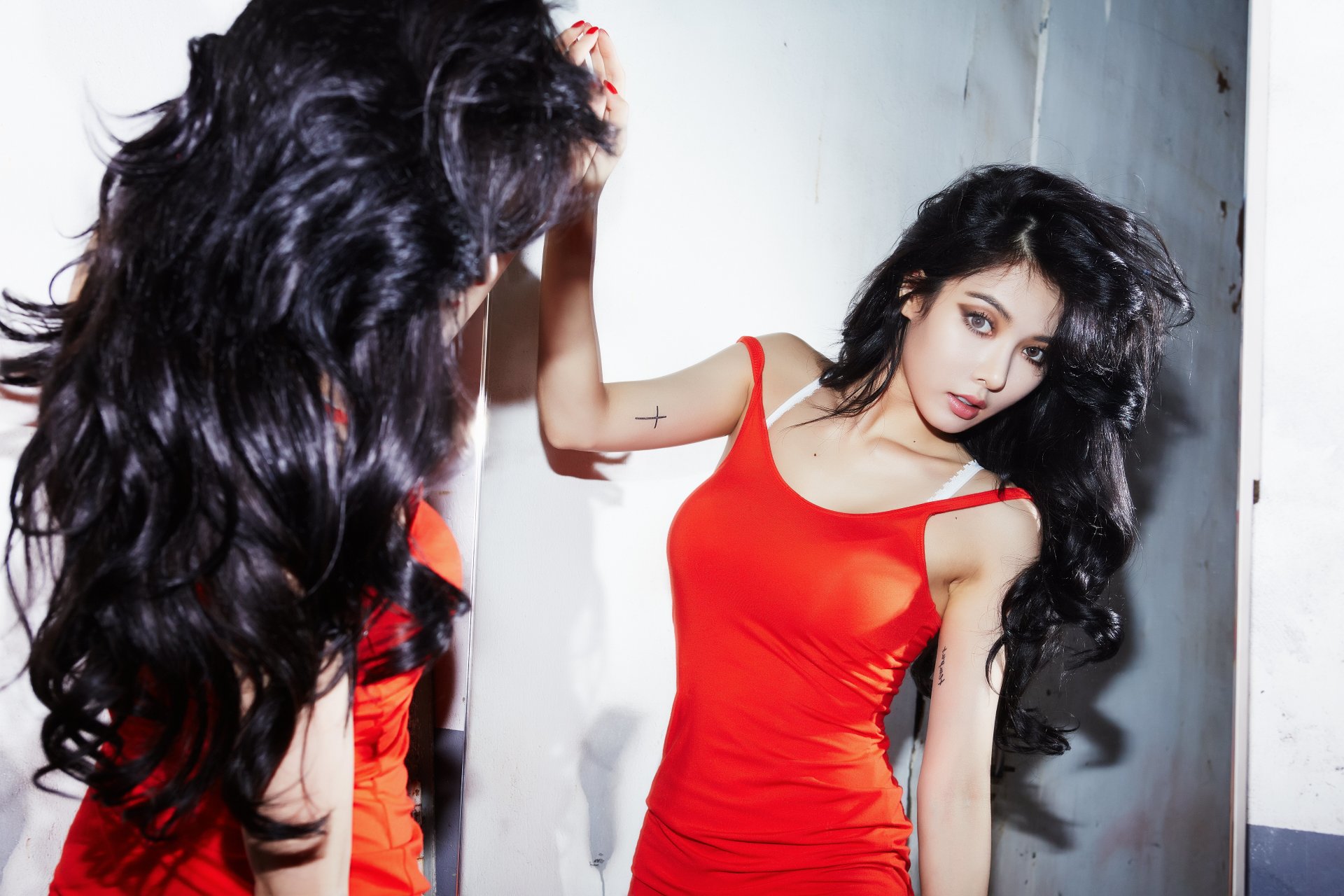 4minute kim hyuna kim hyun musica k-pop corea del sud ragazza bruna asiatica vista