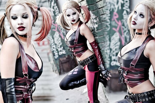 Cosplay harley quinn, beautiful girl