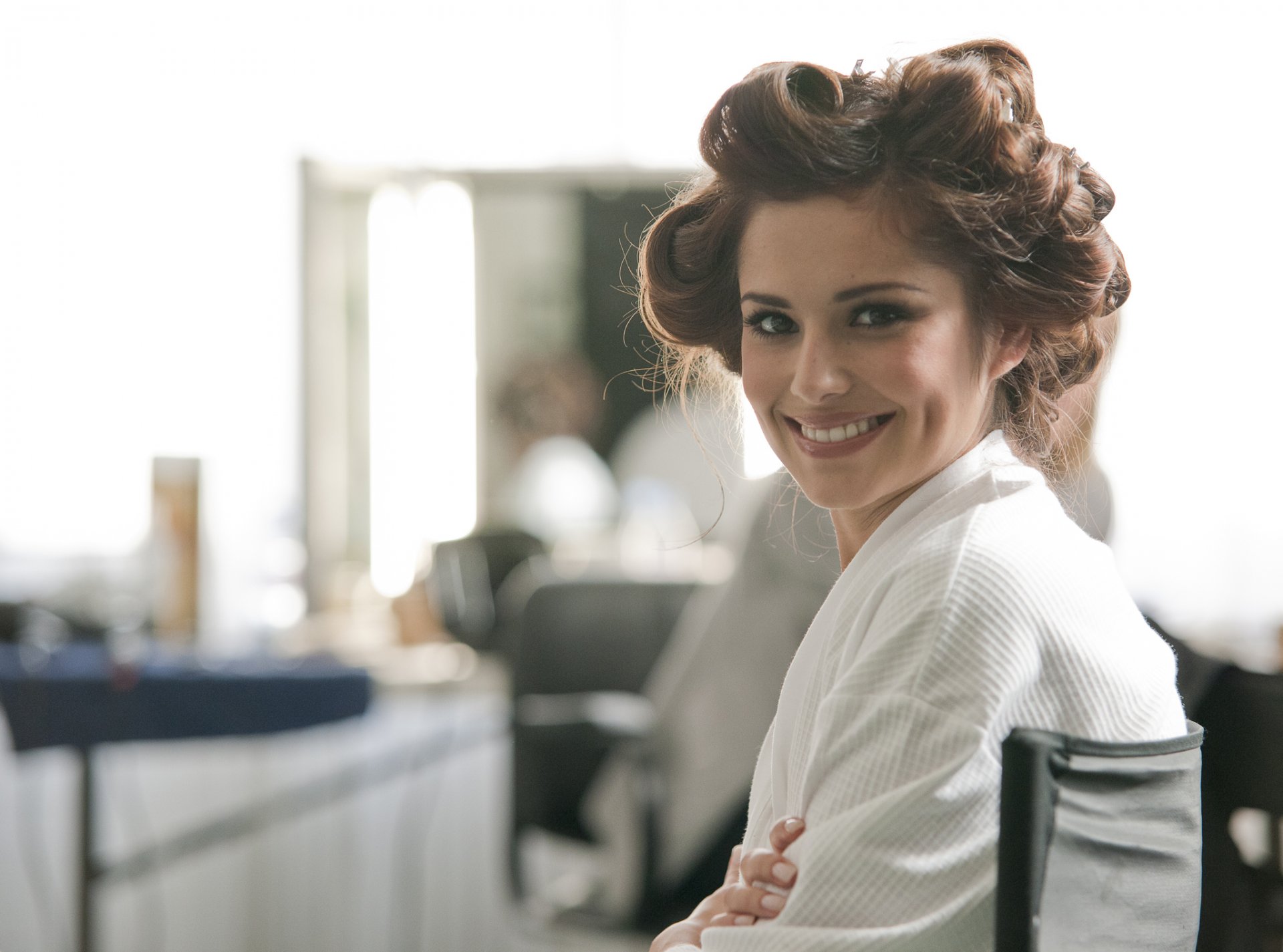 cheryl cole sängerin lächeln