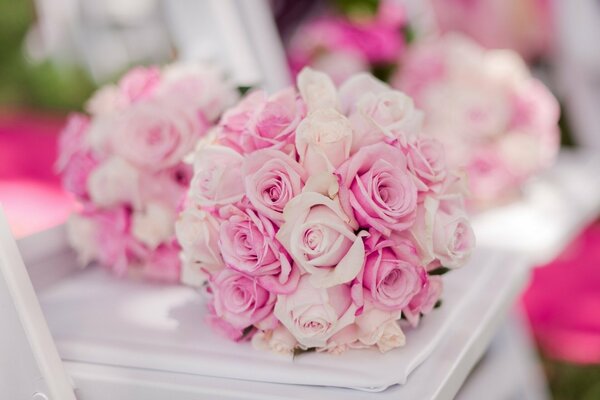 Bouquet de mariée mariée. Tendresse