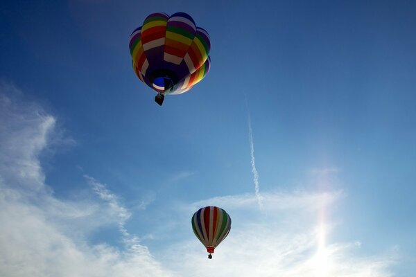 Sports competitions on balloons