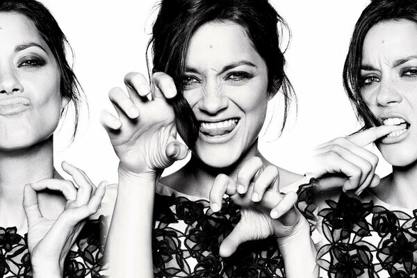 Emotions-Fotoshooting mit Marion Cotillard