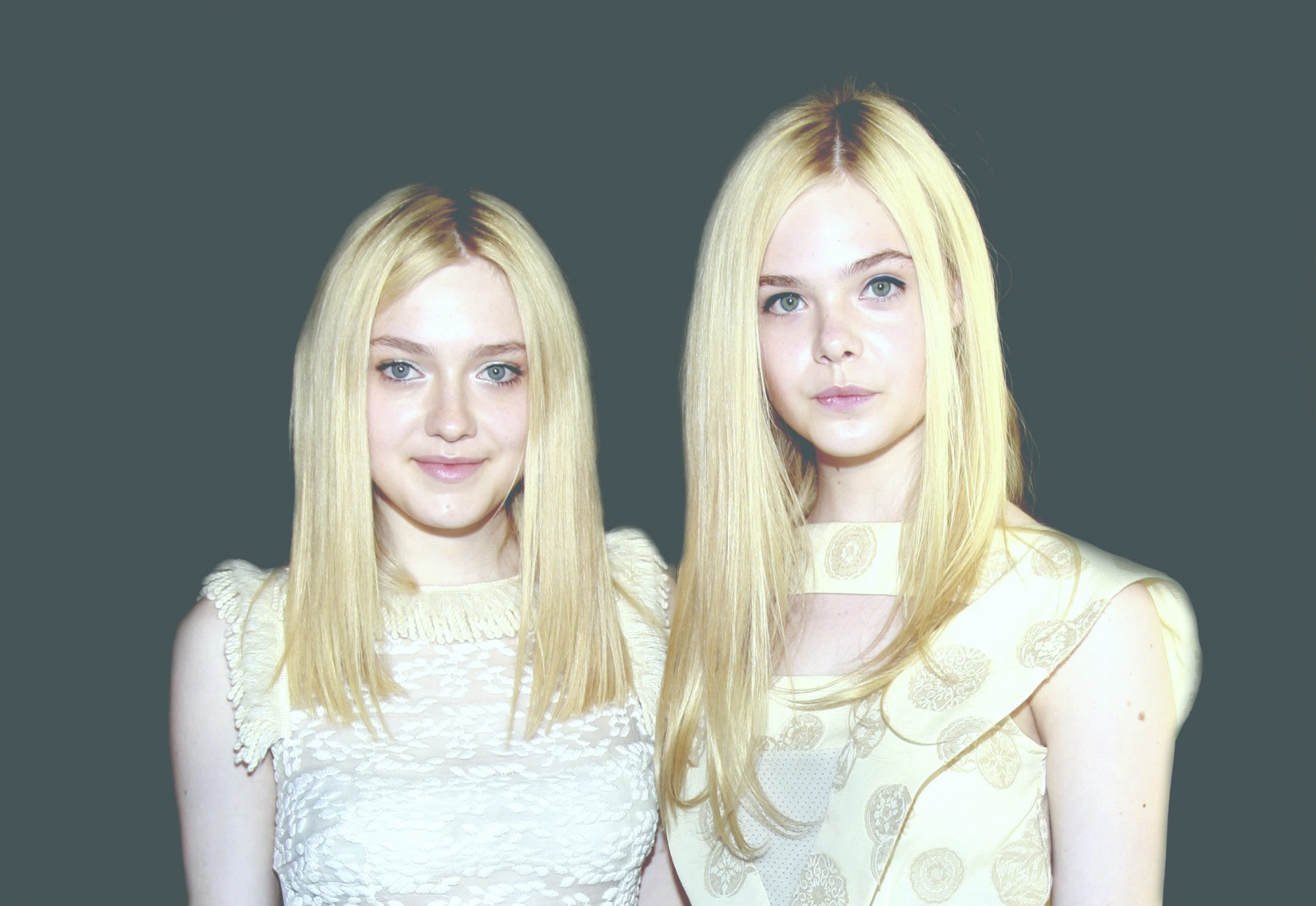 dakota fanning ellie fanning actrice portrait