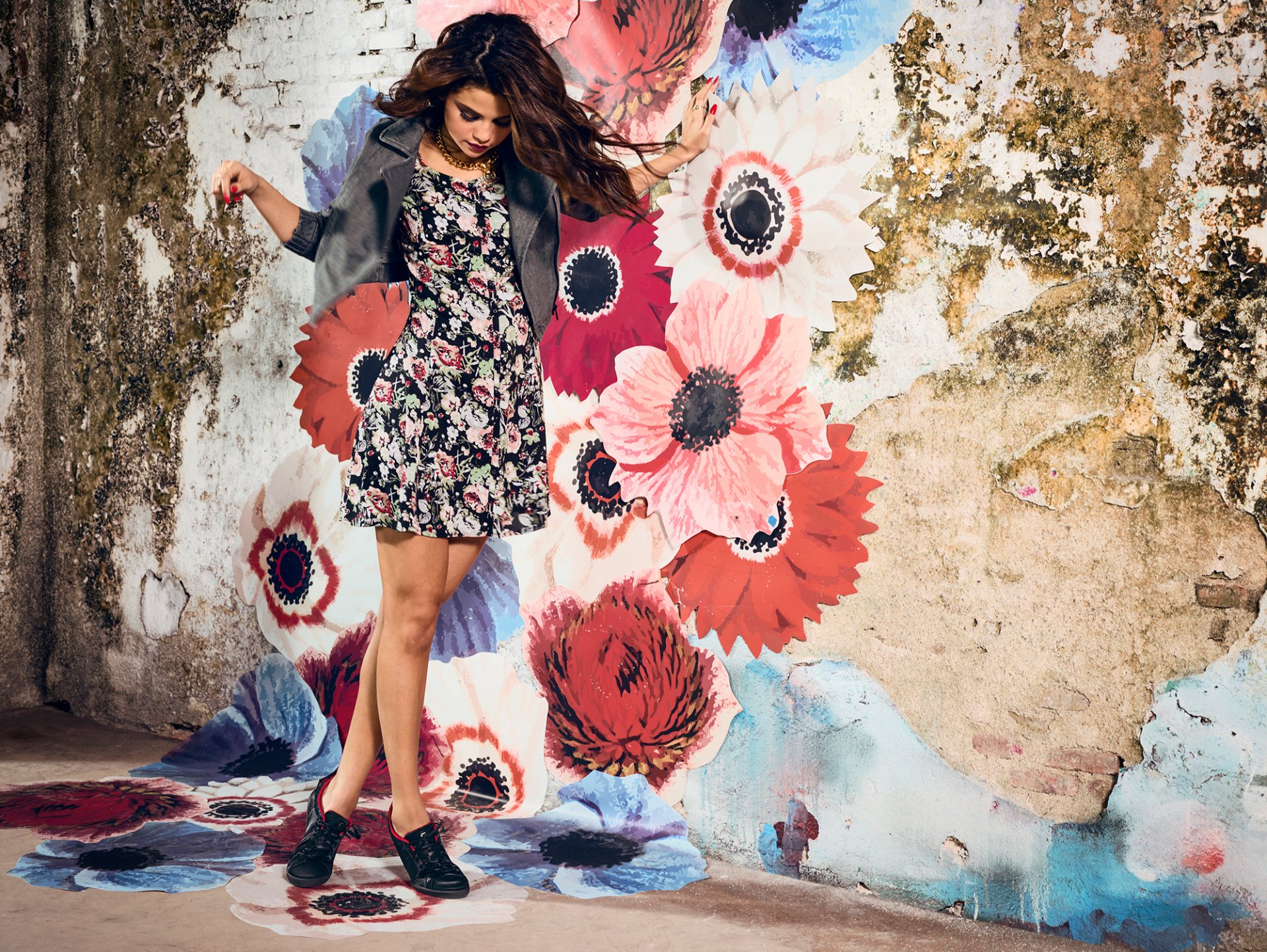 selena gomez séance photo collection de vêtements neo marque adida