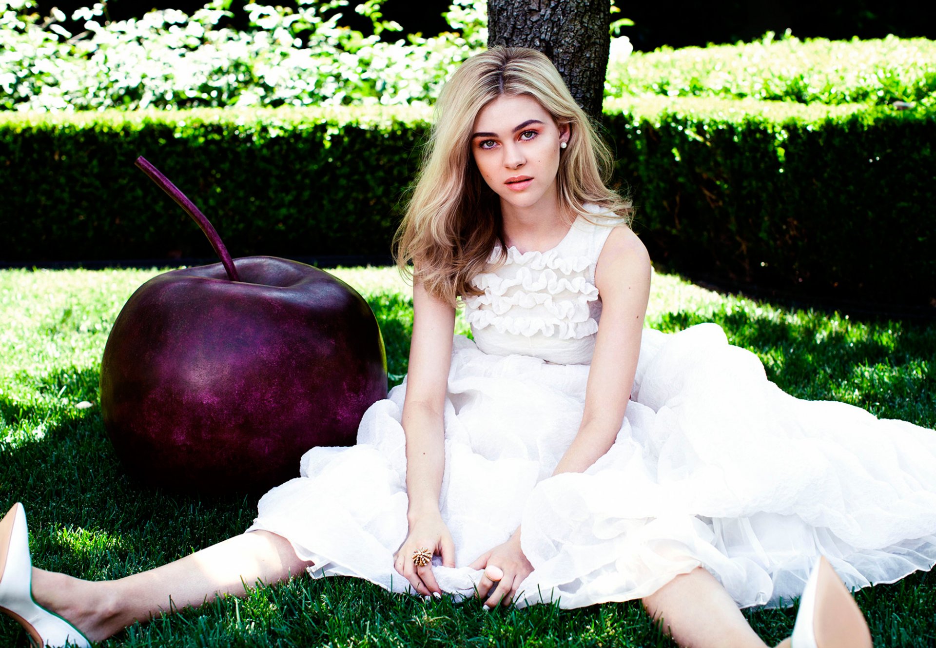 peltz fotoshooting lila grau