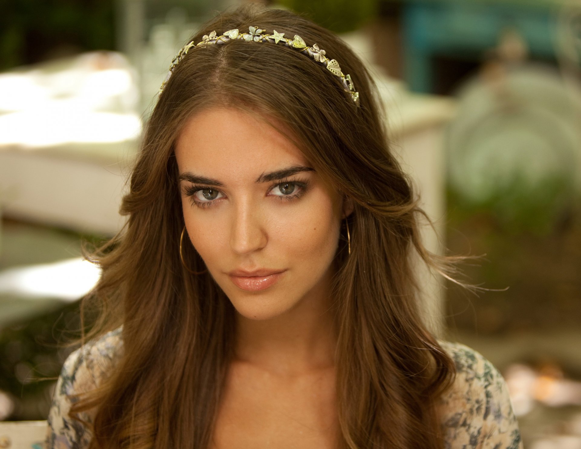 clara alonso modello ragazza carta da parati ritratto viso labbra trucco