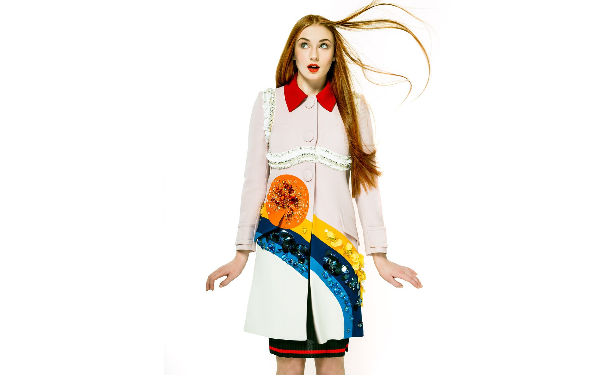 sophie turner fotoshooting magazin you