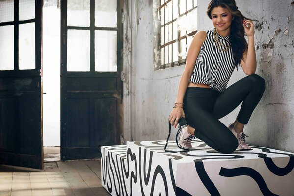 Foto von Selena Gomez im Studio