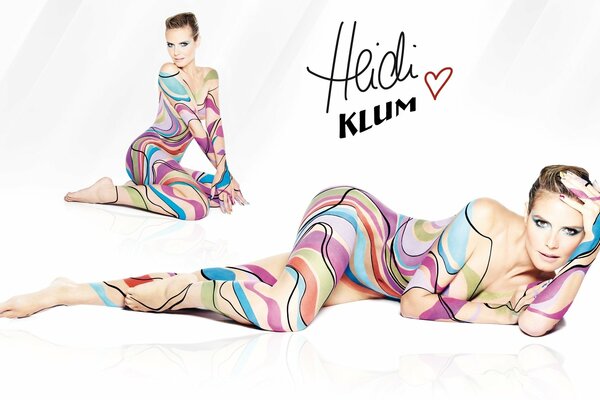 Heidi Klum nel suo nuovo ruolo