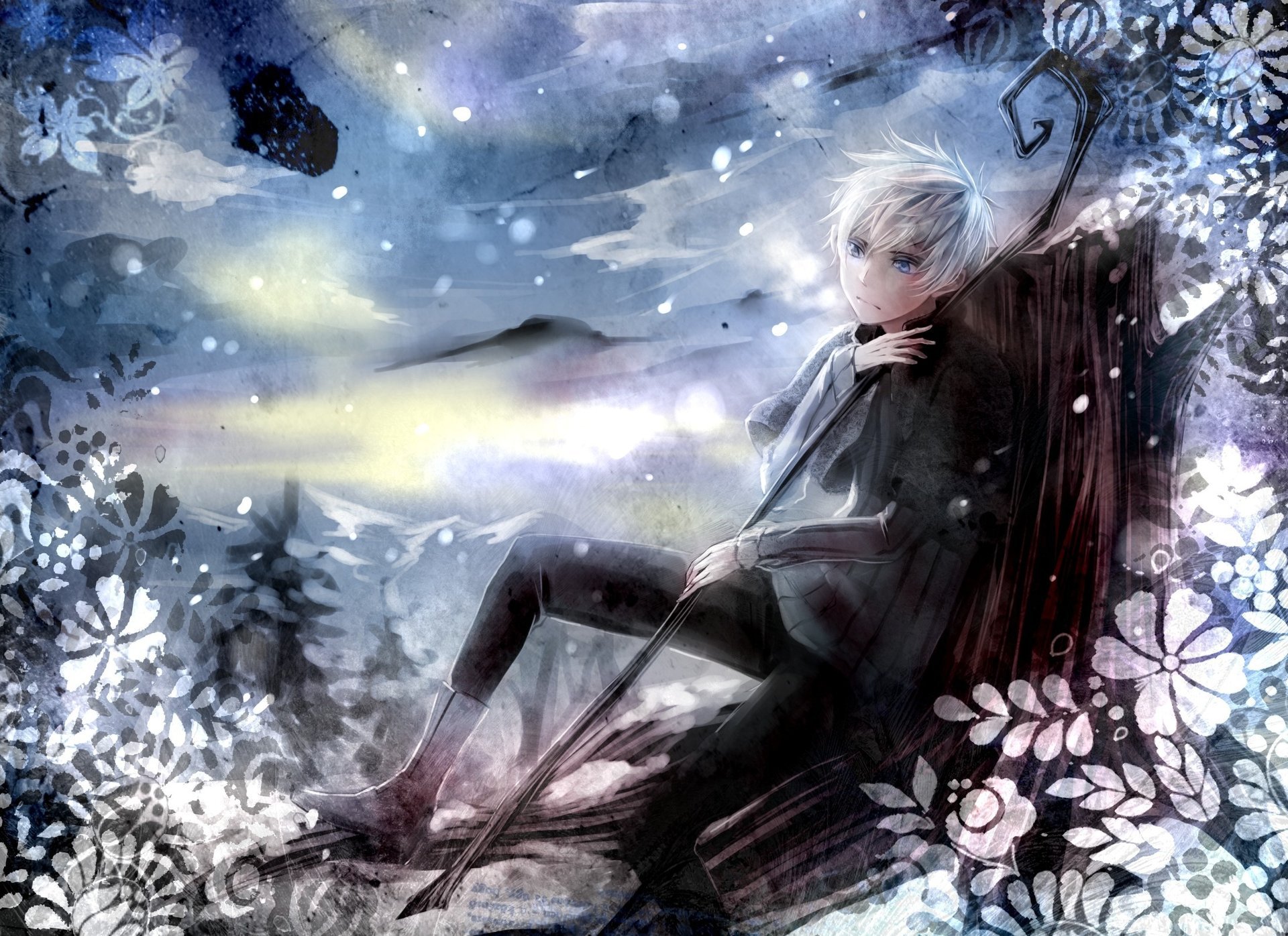 jack frost arte personaggio guardiani dei sogni