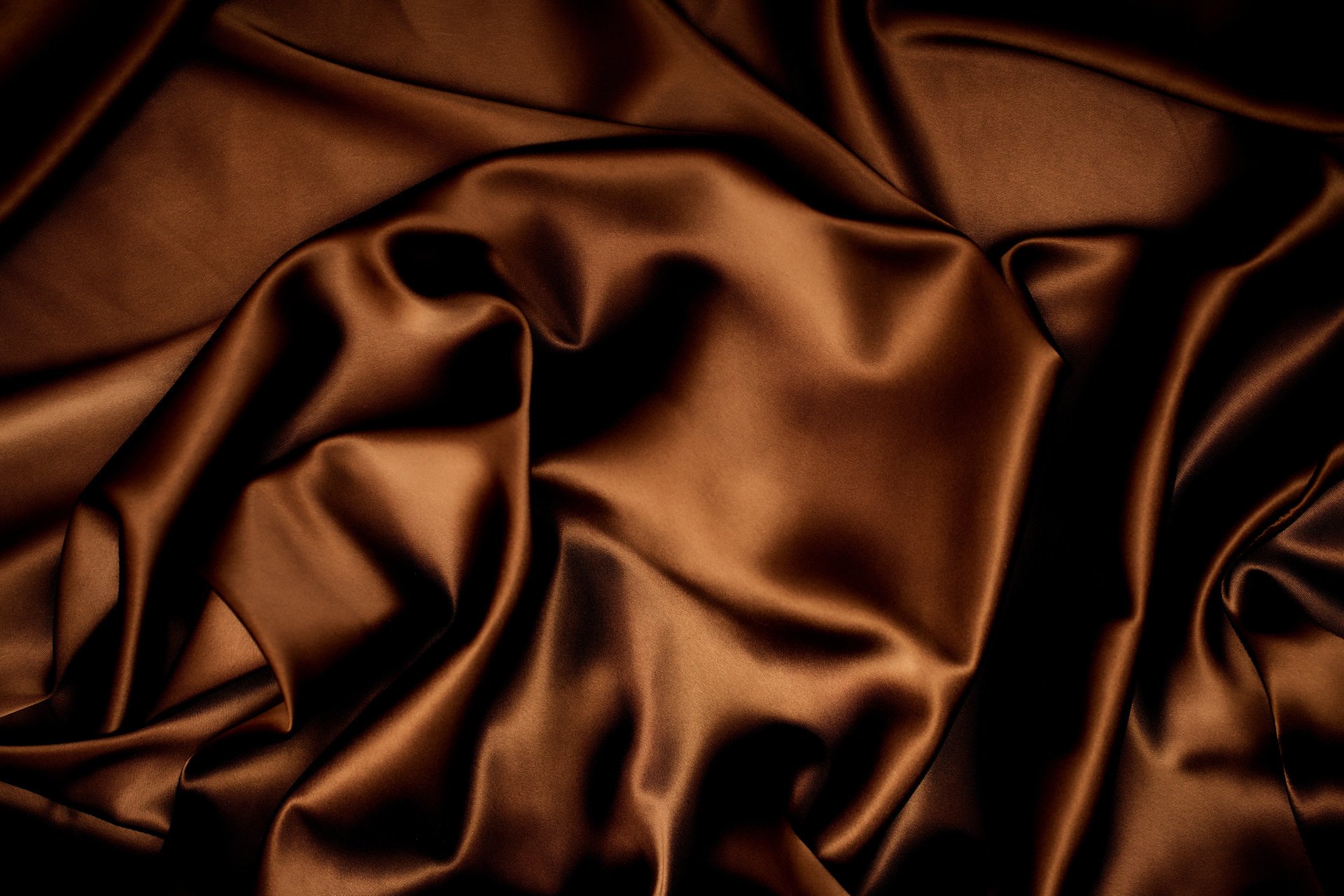 soie satin chocolat satin tissu brun