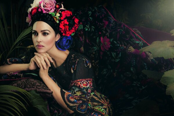 La célèbre actrice de luxe Monica Bellucci