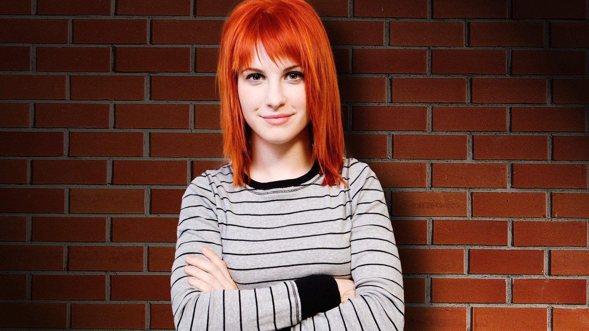 hayley williams celebrità cantante sorriso rossa