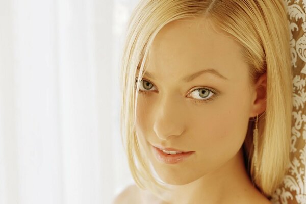 Portrait of the lovely actress Olivia Wilde