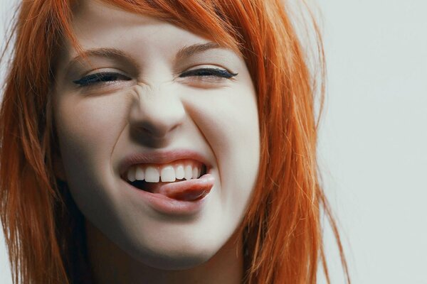 La cantante pelirroja Hayley Williams