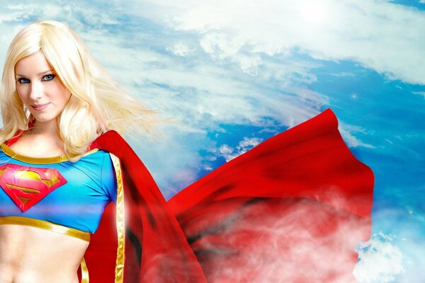 Superhuman costume blonde sportswear