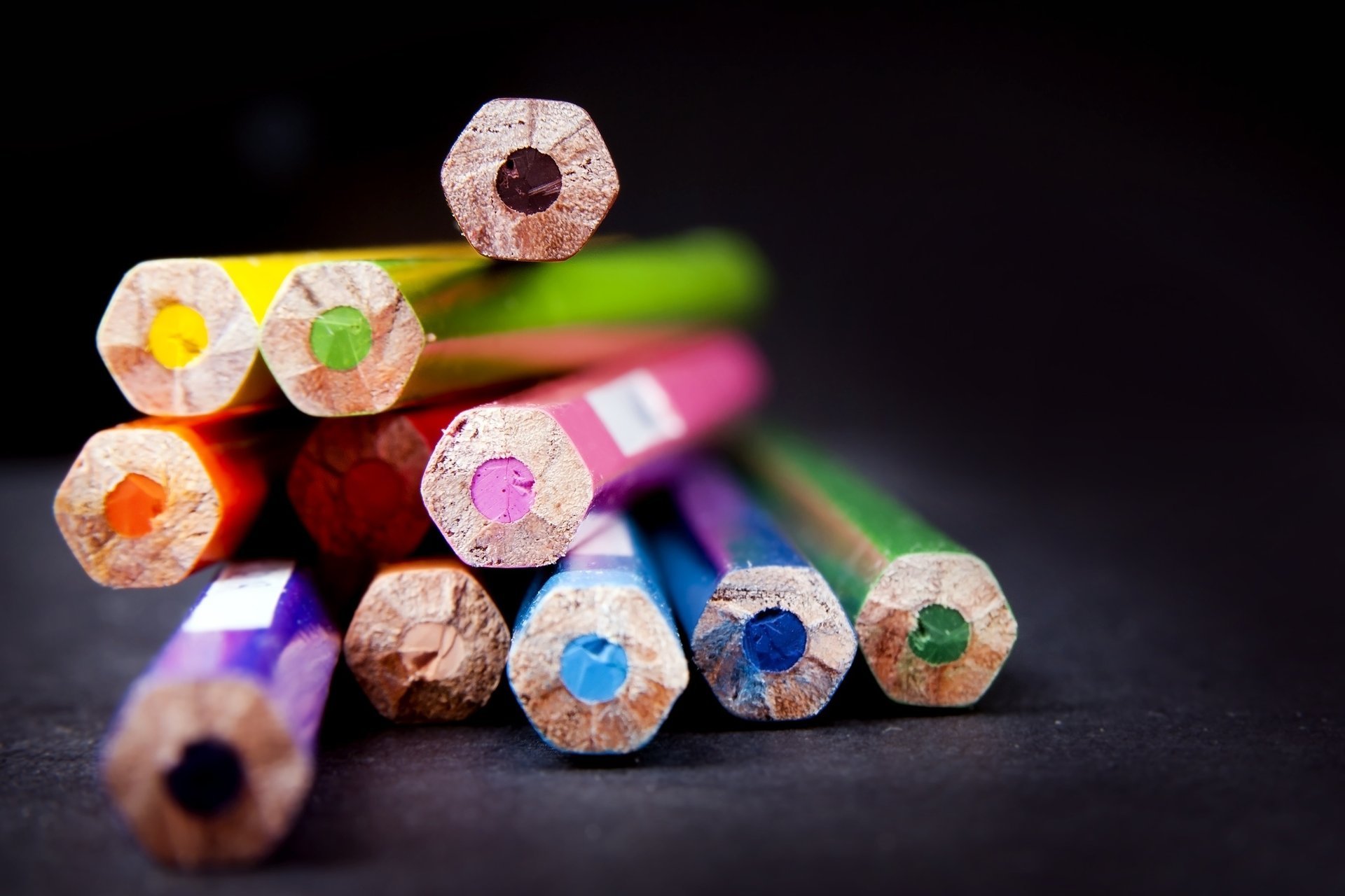 different blur macro background wallpaper colored pencil