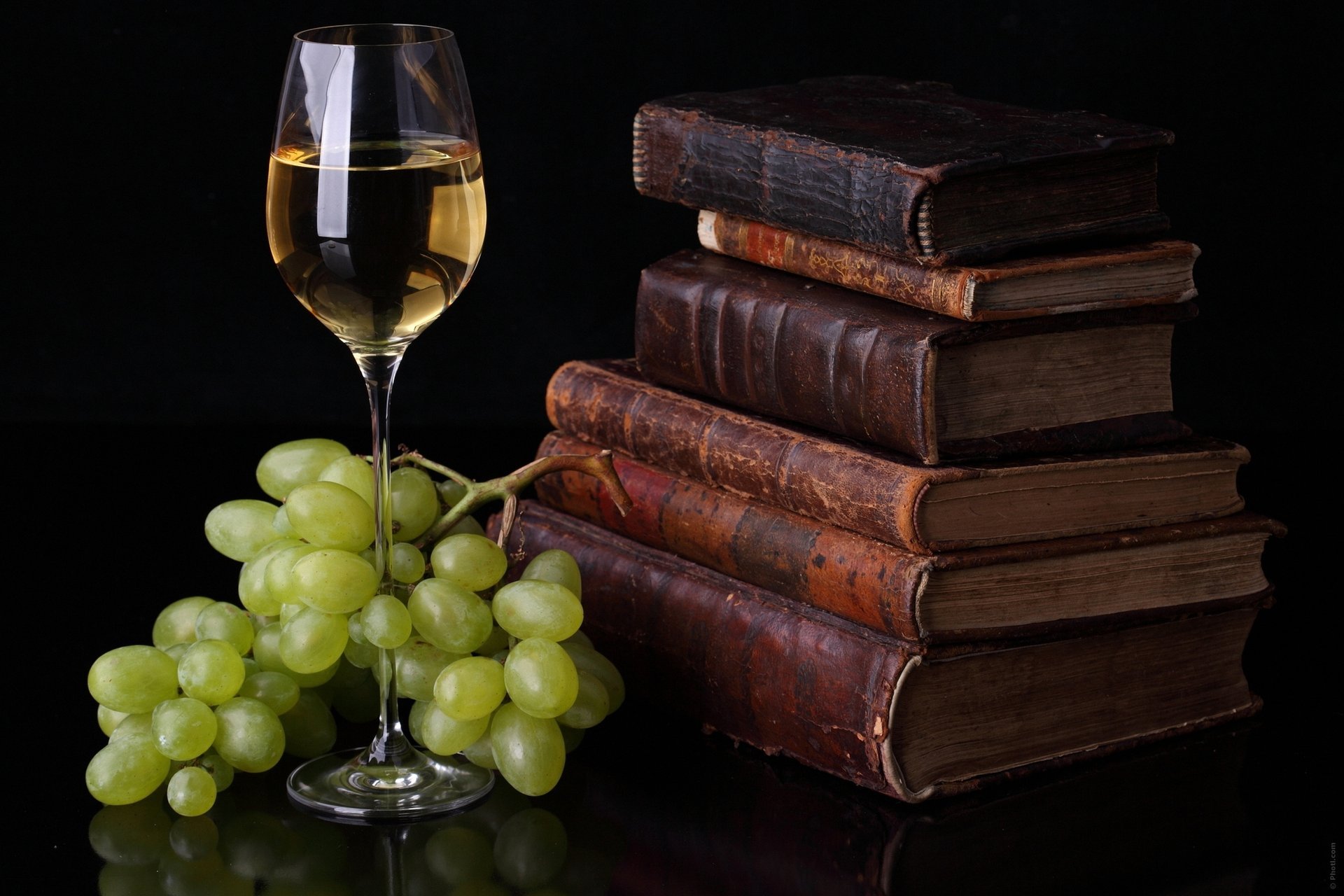 food for thought wine books grapes glass food