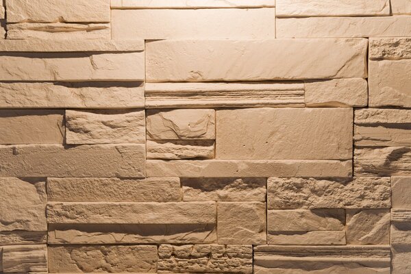 Stone, volumetric wall cladding