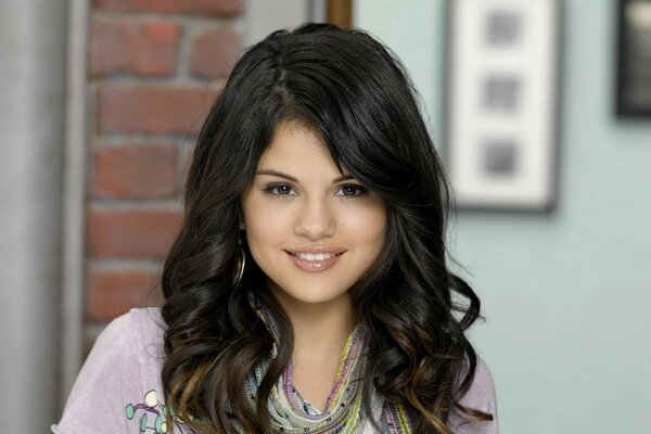 Affascinante attrice e cantante Selena Gomez