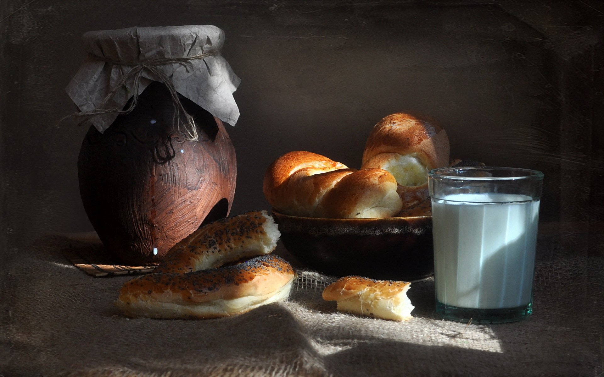 brioches alimentaire composition lait nature morte nourriture fond photo pain