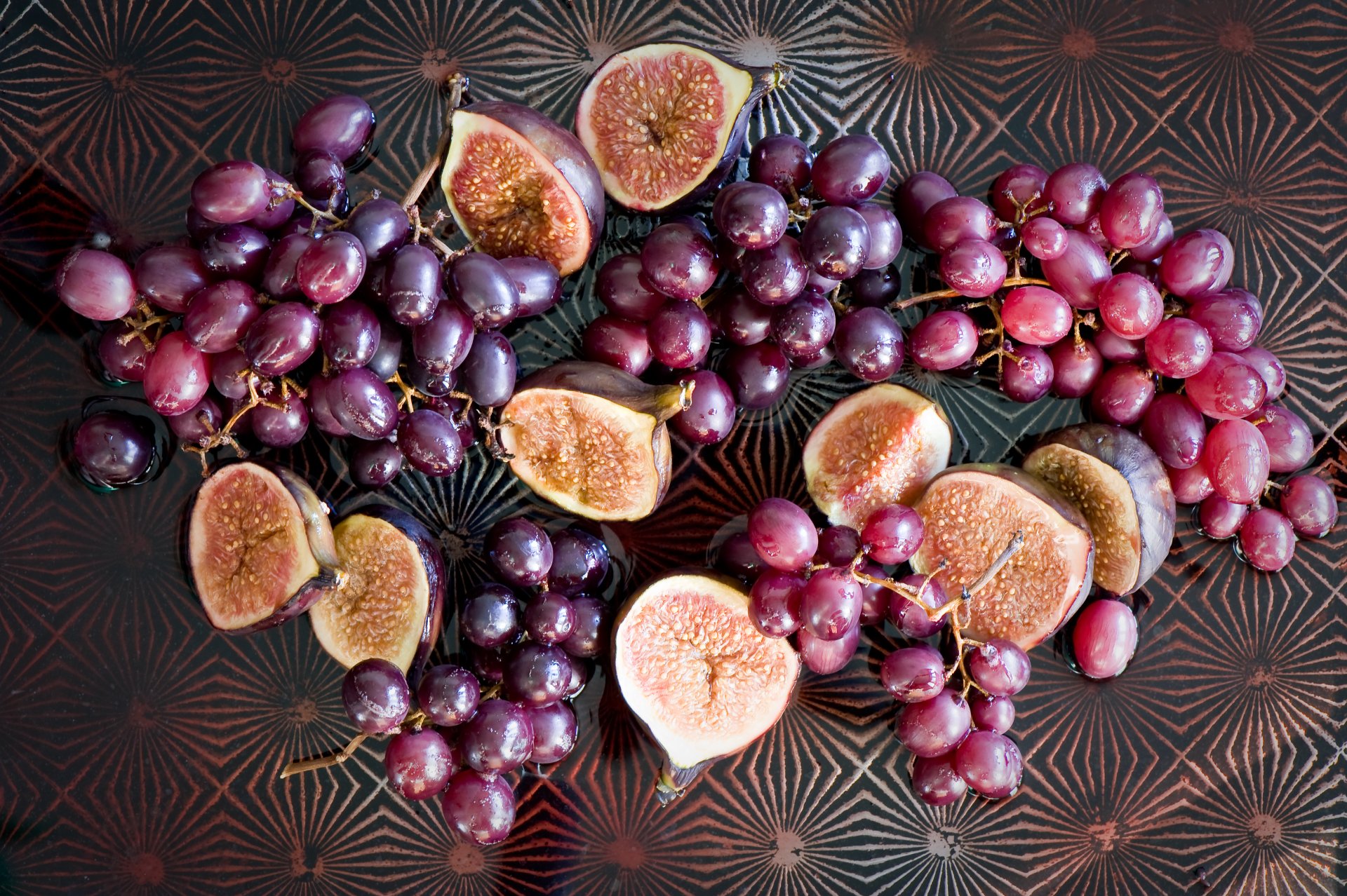 trauben feigen früchte beeren