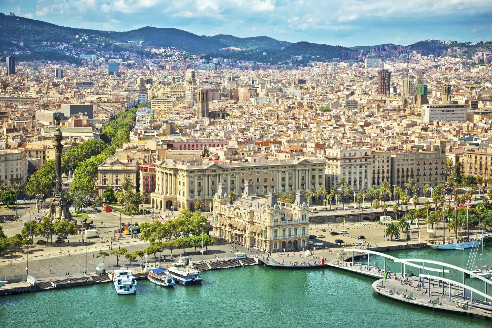 barcelona spanien promenade