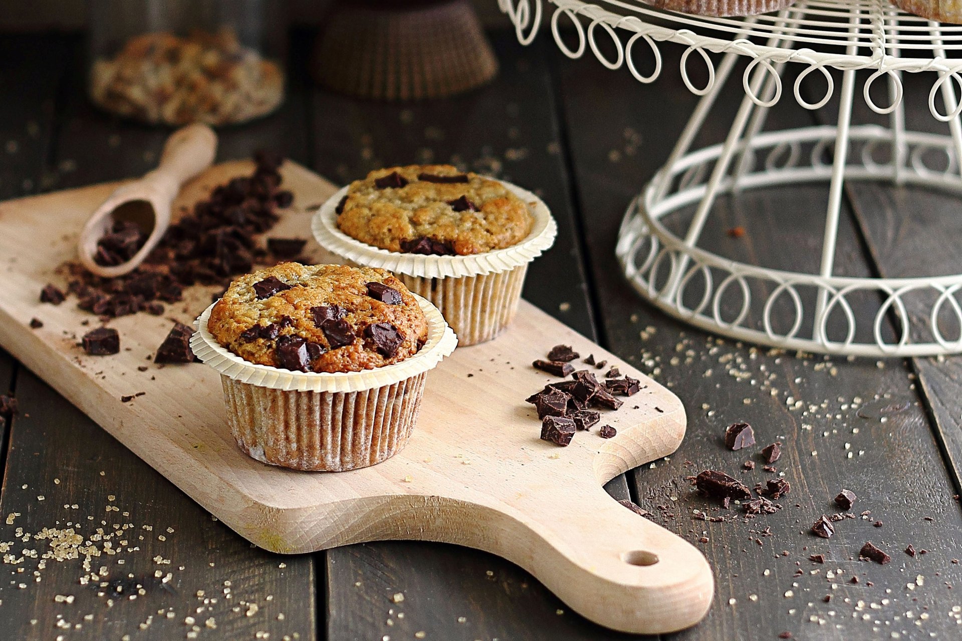 muffins schokolade backen dessert essen süß tafel