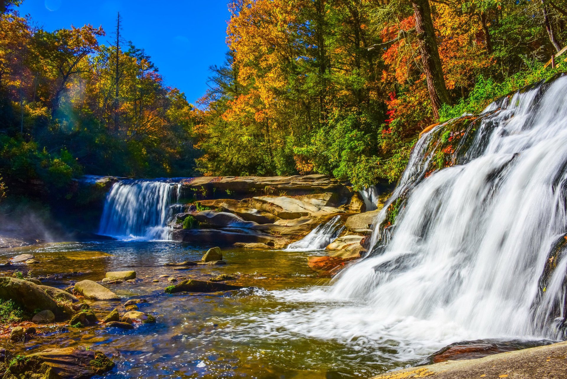 cascadas naturaleza otoño belleza