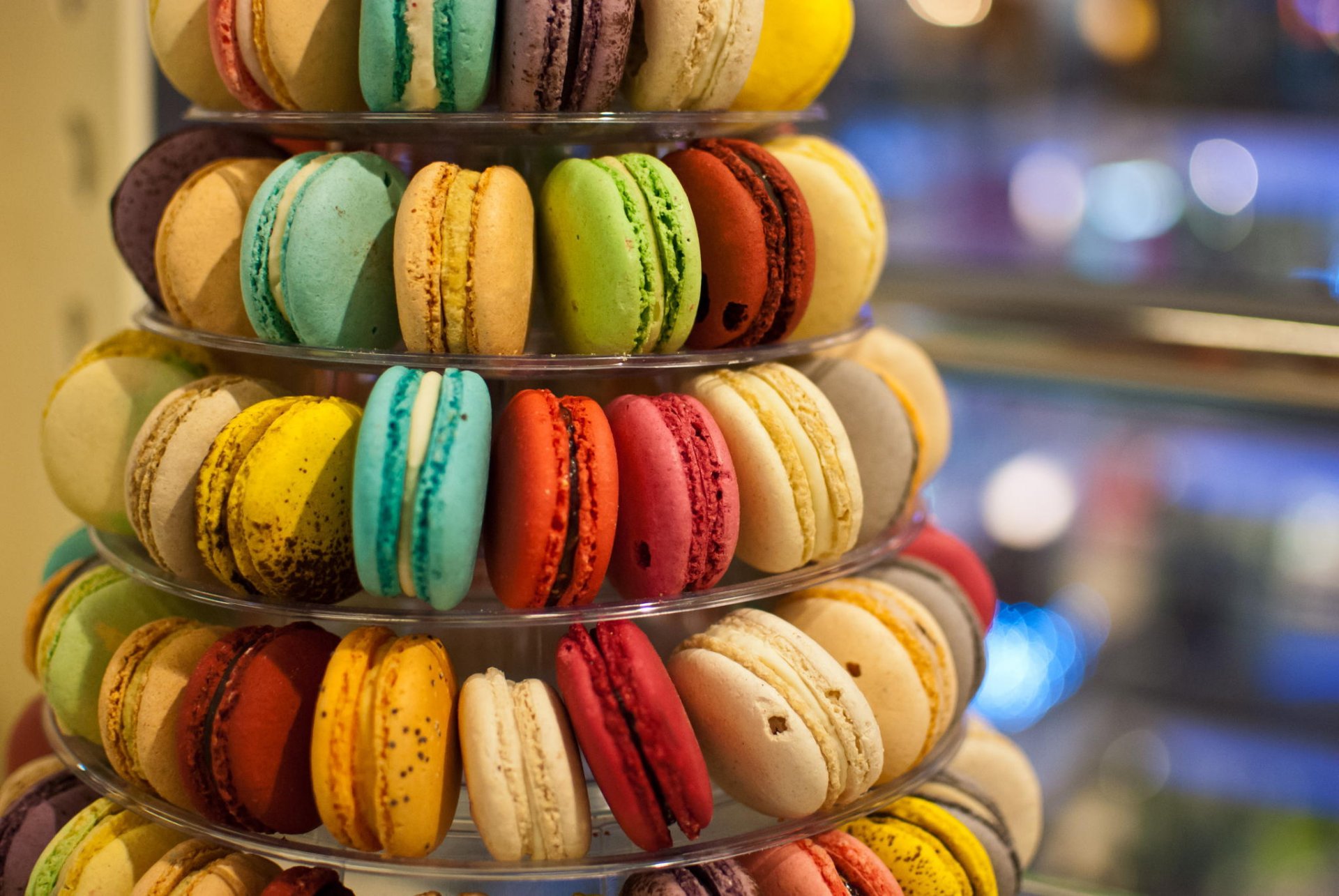 cookies macaron macaroon multicolored assorted