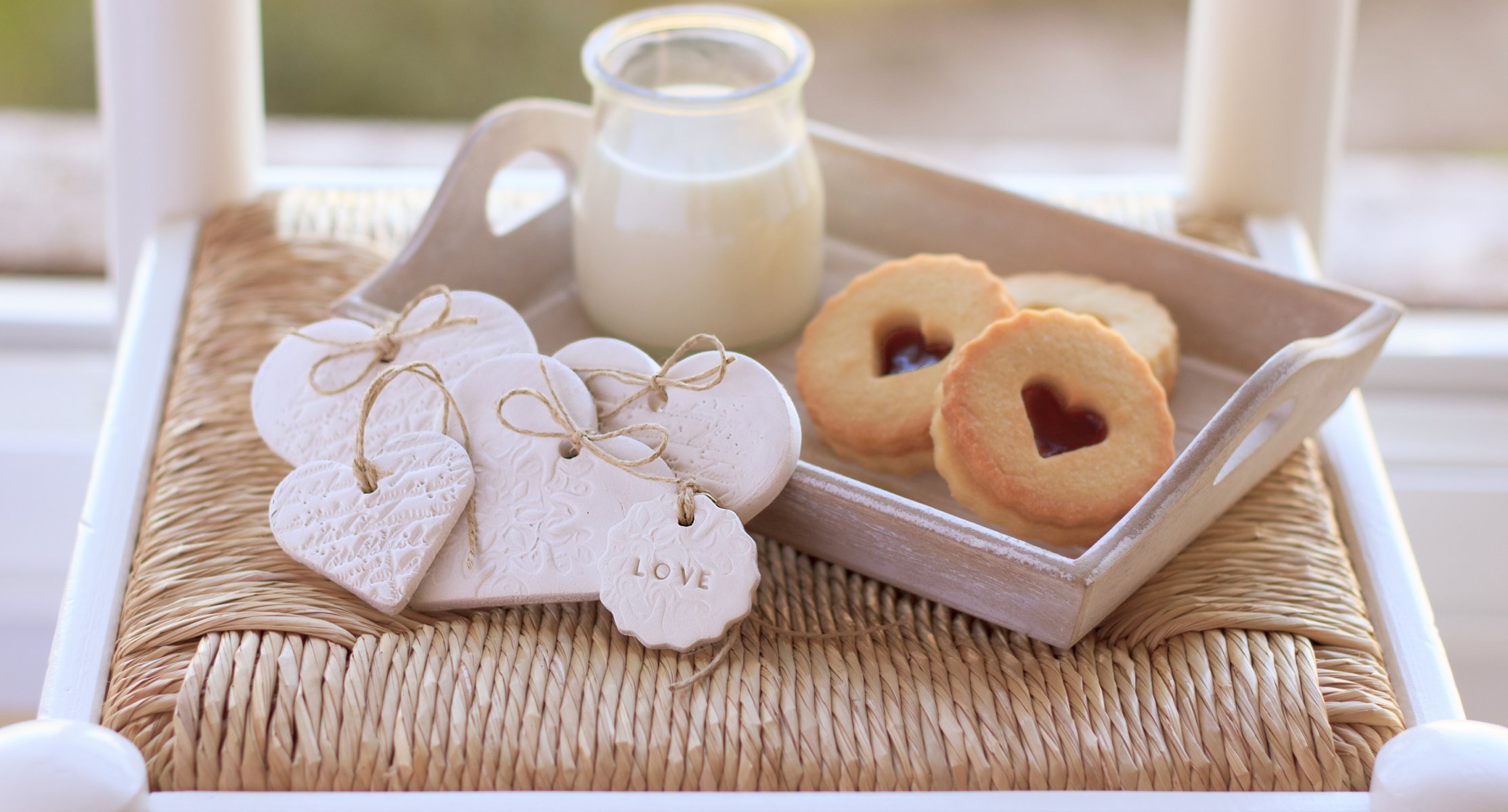 kekse milch kuchen süß herz liebe essen essen ich liebe dich