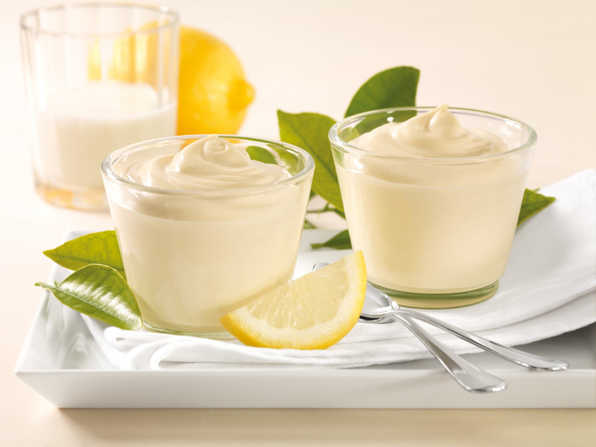 crema limón postre comida leche