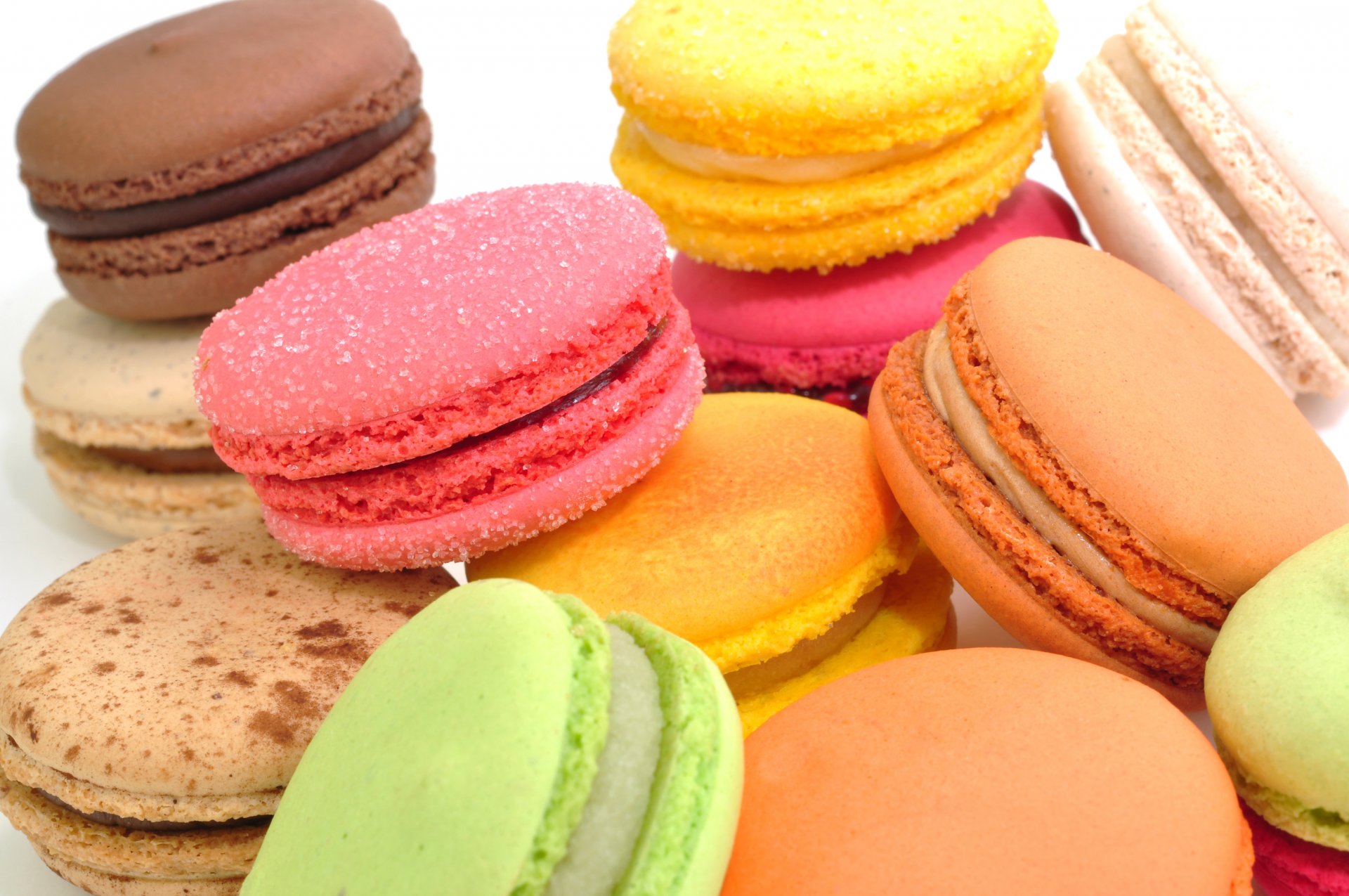 cookies multicolored macaroon sugar food sweet sweets dessert