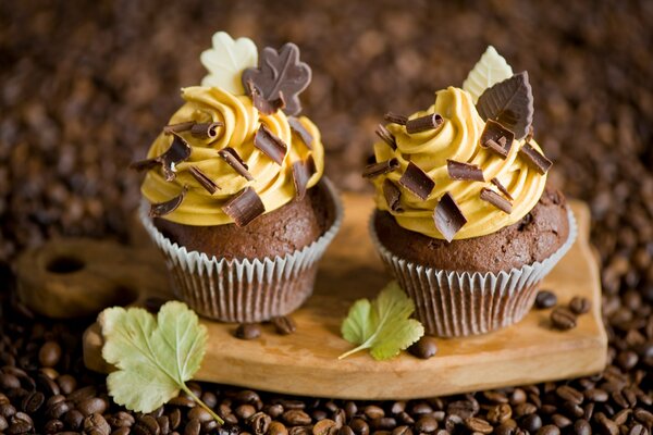 Cupcakes postre comida dulce