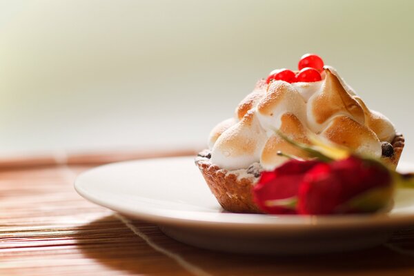 Gâteau au four tartelette à la crème d air