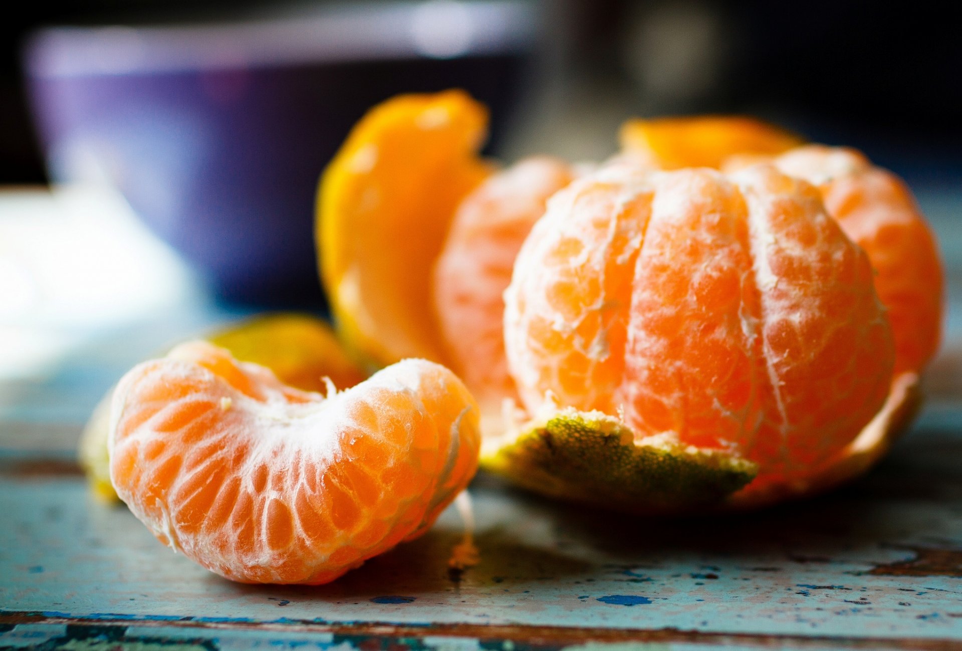 mandarina lóbulo cítricos fruta cáscara