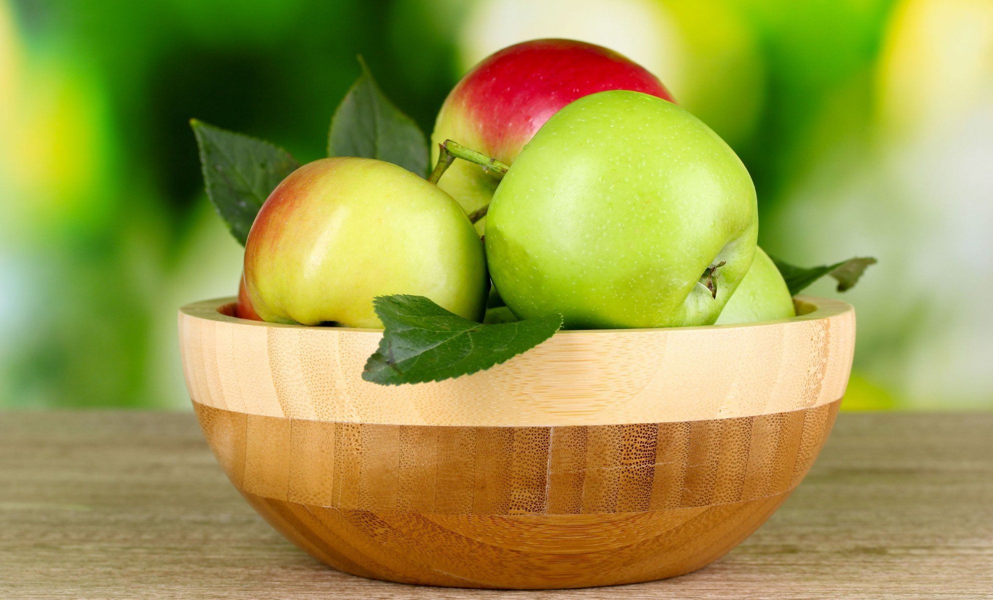 food apple fruit green apples leaves background wallpaper widescreen full screen hd wallpapers fullscreen