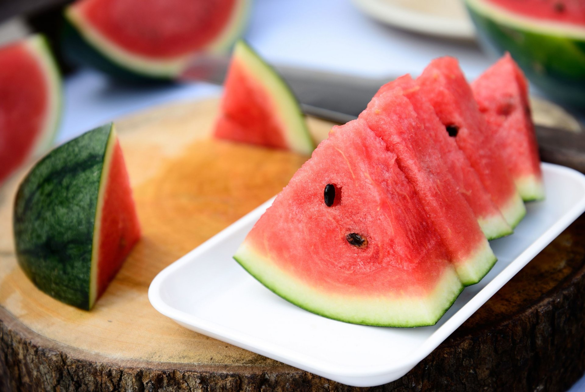 food berry watermelon slices seeds seeds red background wallpaper widescreen fullscreen widescreen widescreen