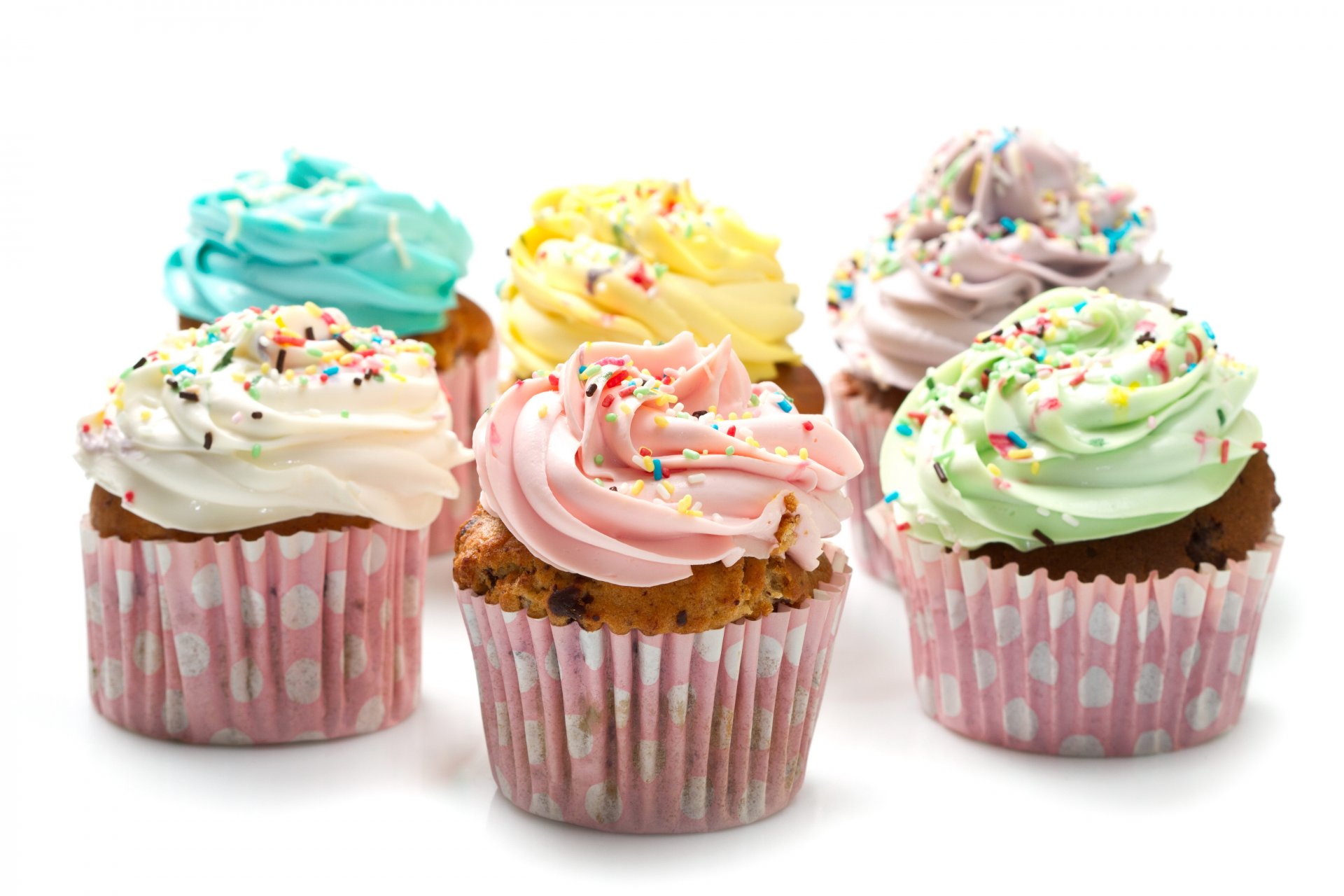 cupcakes cream sprinkling baking sweets dessert food