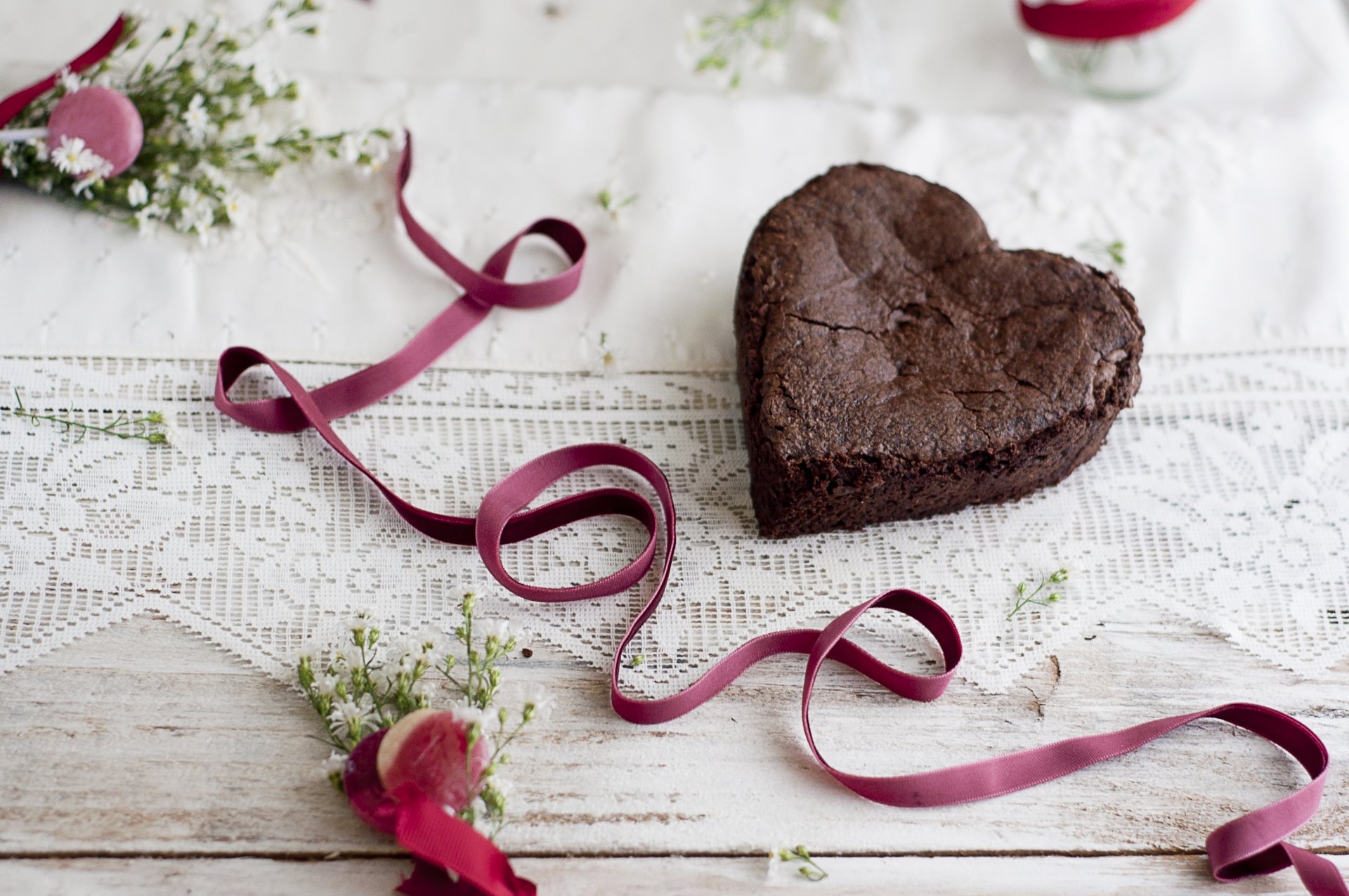 dessert cake cake sweet food holidays heart love ribbons food ribbon