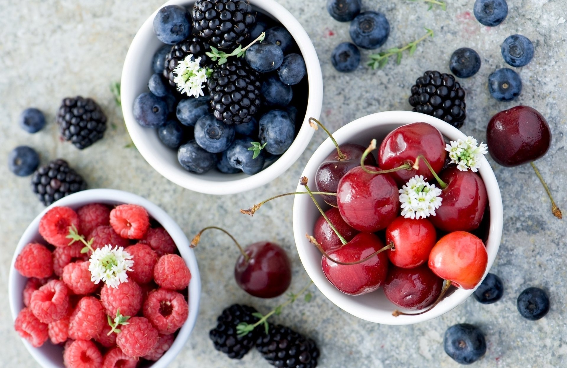 bayas moras arándanos frambuesas cerezas verano anna verdina