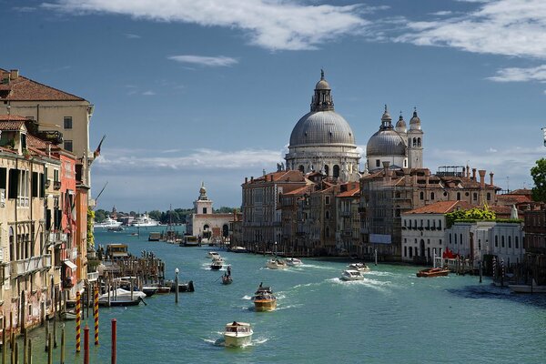 Beautiful boats in Venice