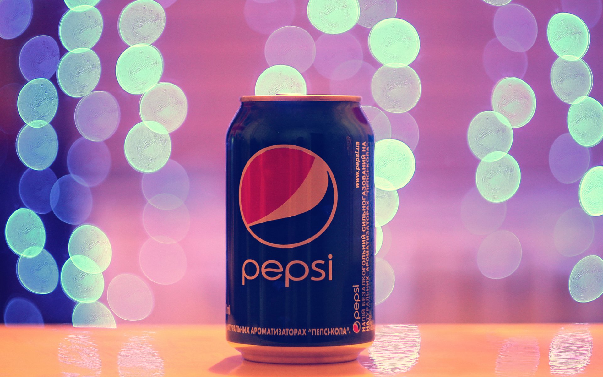 pepsi bokeh luces bombillas luz macro bebidas verano guirnaldas publicidad marcas