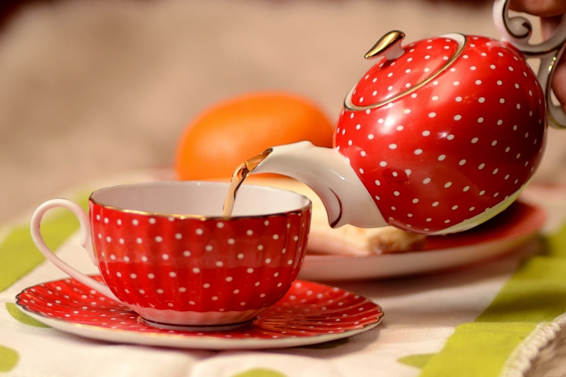 cup saucer teapot tea tea